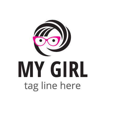 nerd girl logo