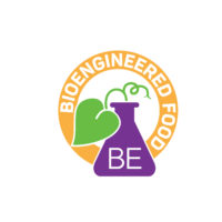 bioengineered food logo-GMO food in circle