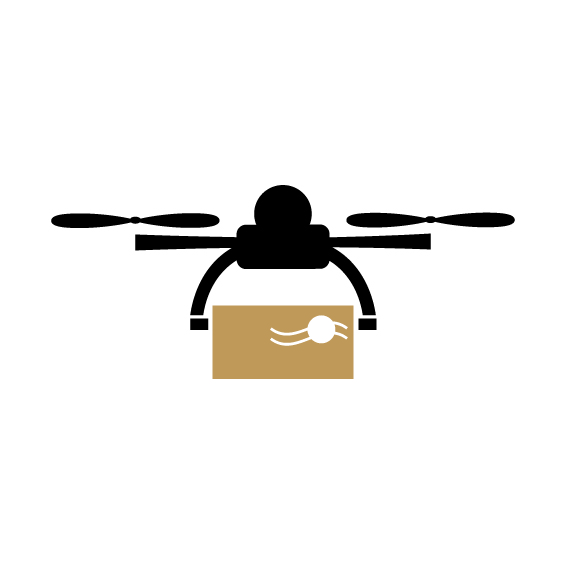 Drone Delivery Logo | Download Vector Royalty-Free Art | $49