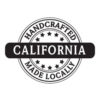 made in California logo art black distressed stamp style