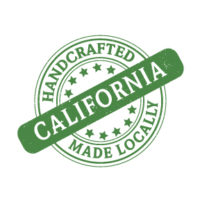 made in california logo art green