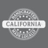 made in california logo art white