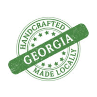 made in Georgia logo green art