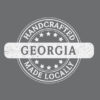 made in Georgia logo white ar