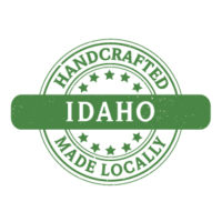 made in Idaho logo green art