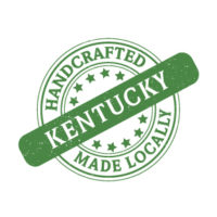 made in Kentucky logo green art