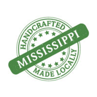made in Mississippi logo green art