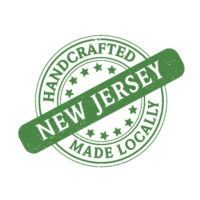 made in New Jersey logo green art