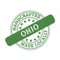 made in Ohio logo art green