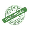 made in Oklahoma logo green art
