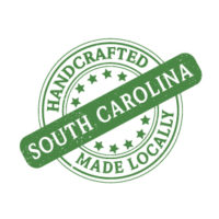 made in south Carolina logo green art
