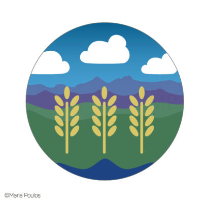 wheat farm logo
