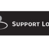 support local logo white