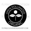 organic open pollinated logo for sale
