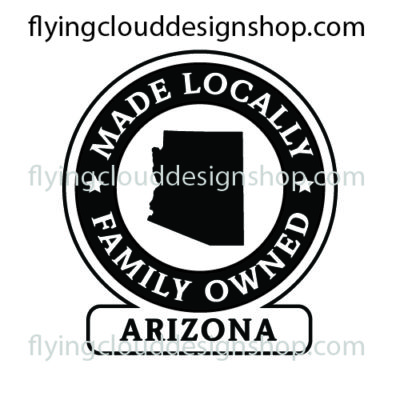 locally made, family owned logo AZ