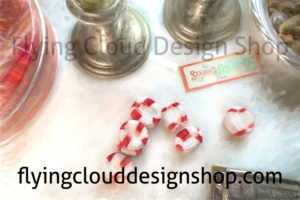 peppermint candy holiday card