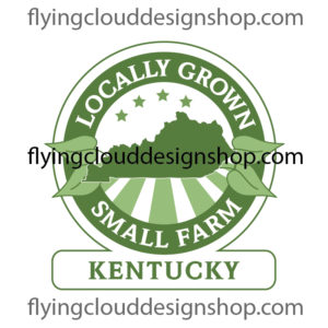 grown locally small farm Kentucky logo