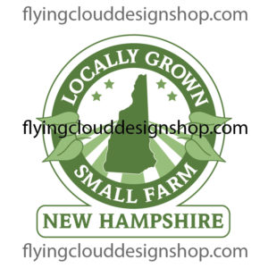 grown locally small farm New Hampshire logo