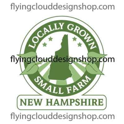grown locally small farm New Hampshire logo