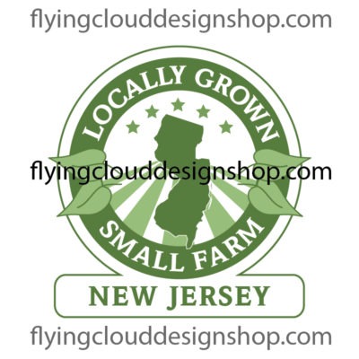 grown locally small farm New Jersey logo