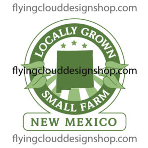grown locally small farm New Mexico logo