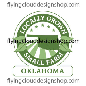 grown locally small farm Oklahoma logo