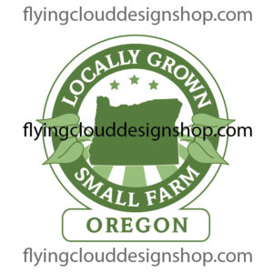 grown locally small farm Oregon logo