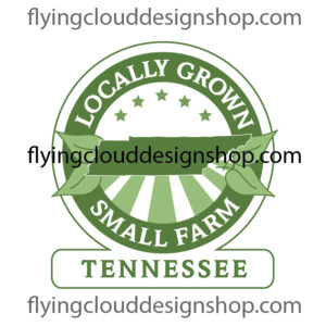 grown locally small farm Tennessee logo