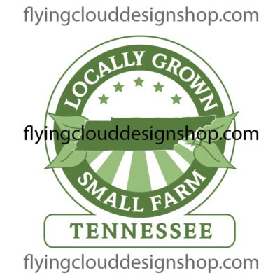grown locally small farm Tennessee logo