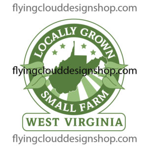 grown locally small farm West Virginia logo